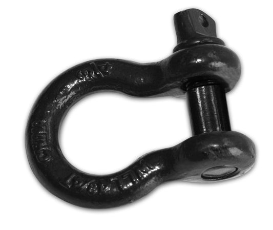 ~(2 lbs. 4X4X2)~ 3/4 Shackle 9.5k WLL black powder coat