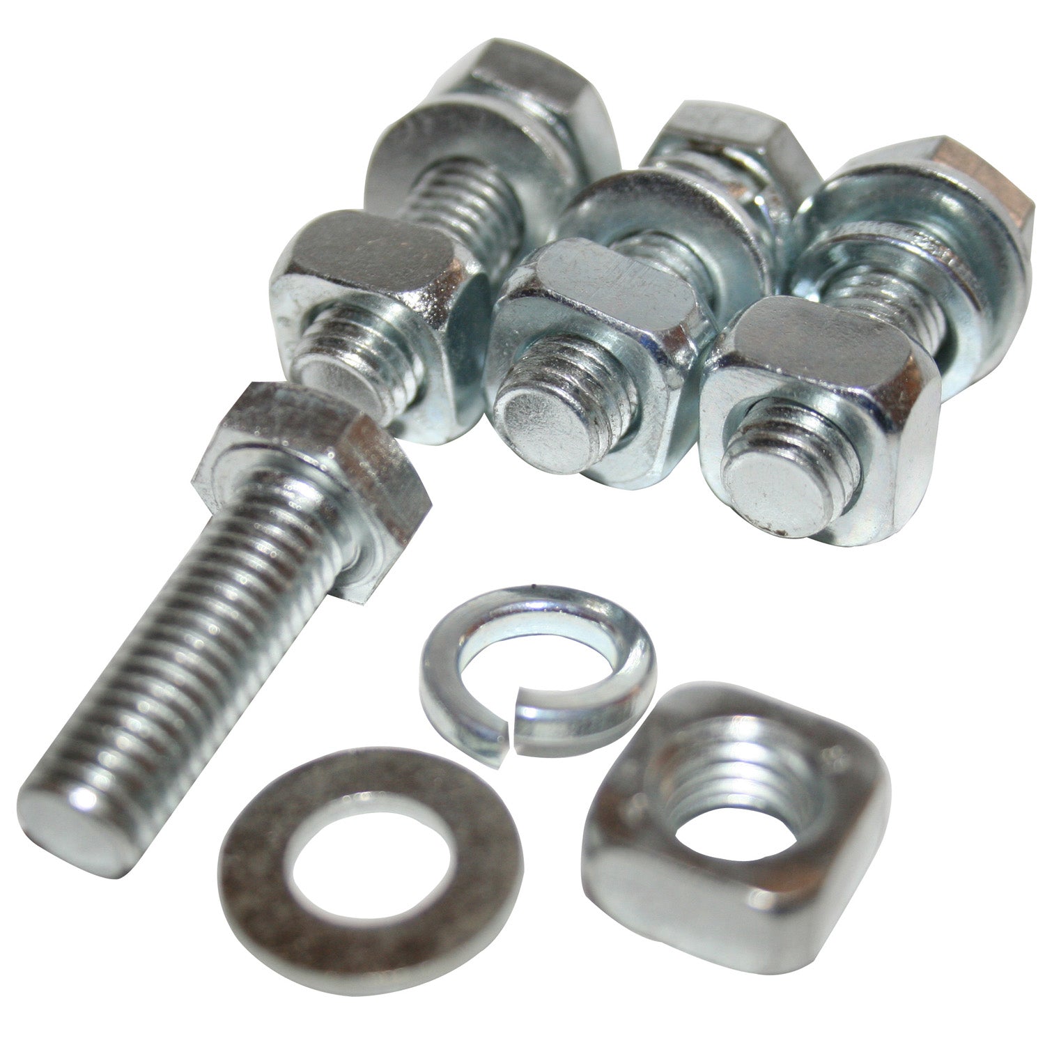 ~(0.2 lbs. 5X4X2)~ Winch Mounting Hardware 10x30mm std length Grd5 set 4