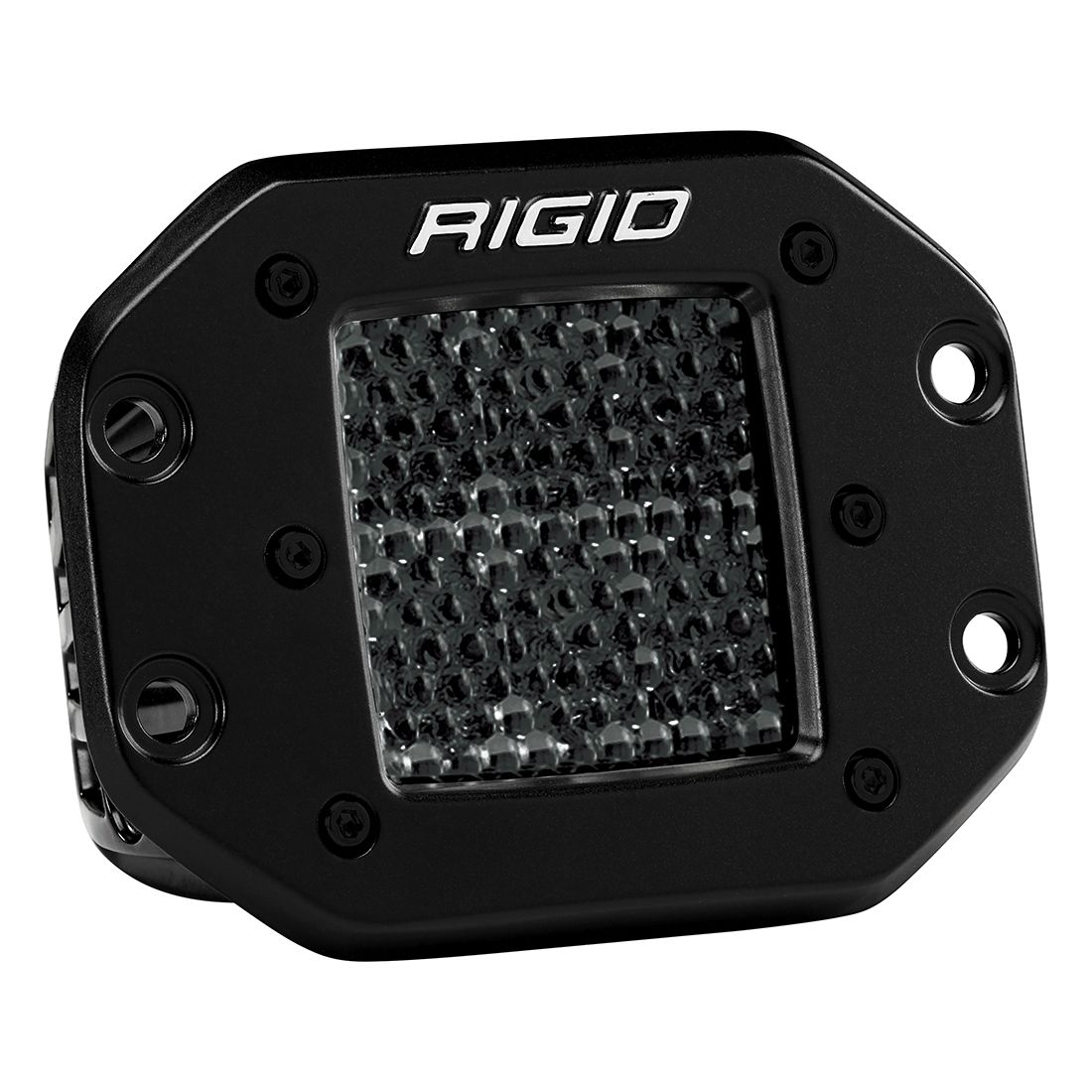 ~(4 lbs. 8X6X4)~ D-SERIES PRO SPOT DIFFUSED MIDNIGHT FLUSH MOUNT  PAIR