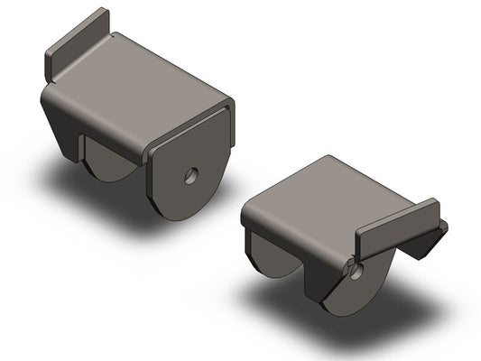 ~(7 lbs. 6X4X4)~ Jeep Wrangler Front Frame Brackets 1997-2006 TJ/LJ