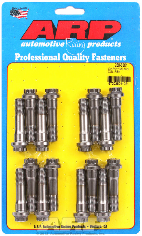 ~(1.8 lbs. 9X6X1)~ Chevy/GM 6.6L Duramax diesel rod bolt kit