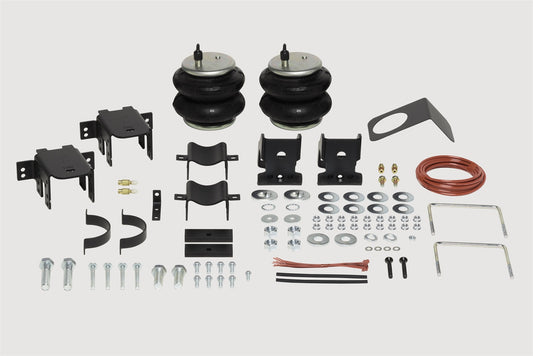 ~(35.8 lbs. 14X11X9)~ Ride-Rite Air Helper Spring Kit Rear Incl. Brackets Air Helper Springs Hardware Air Line And Inflation Valves No Drilling Req