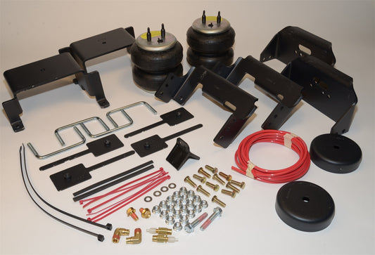 ~(30 lbs. 13X13X11)~ Ride-Rite Air Helper Spring Kit Rear Incl. Air Helper Springs Supports Hardware Air Line And Inflation Valves Drilling Required OEM Number W217602582