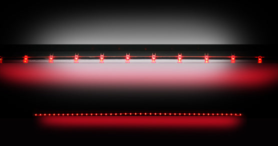 ~(4 lbs. 60X4X3)~ 49inch Hyperlite Red LED inchLine Of Fireinch Tailgate Light Bar (Fits most flare side and smaller trucks and SUVs)