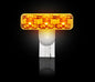 ~(1 lbs. 6X4X1)~ 194 / 168 T-10 High-Power 1-Watt LED Bulb 1pc ONLY - AMBER (Replaces Factory Ford SUPERDUTY 99-16 Cab Light Bulbs (6 LED