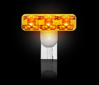 ~(1 lbs. 6X4X1)~ 194 / 168 T-10 High-Power 1-Watt LED Bulb 1pc ONLY - AMBER (Replaces Factory Ford SUPERDUTY 99-16 Cab Light Bulbs (6 LED