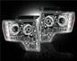 ~(23 lbs. 23X22X19)~ Ford F150 and RAPTOR 09-14 PROJECTOR HEADLIGHTS (Attn: Does NOT fit 13-14 Lariat King Ranch FX2 FX4 or RAPTOR with OEM P