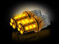 ~(1 lbs. 6X4X1)~ 3057 / 3157 / 3357 / 3457 / 4057 / 4157 (18 LEDs on each bulb) 360 Degree Ultra High Power 3-Watt S.M.D. Bulb - AMBER