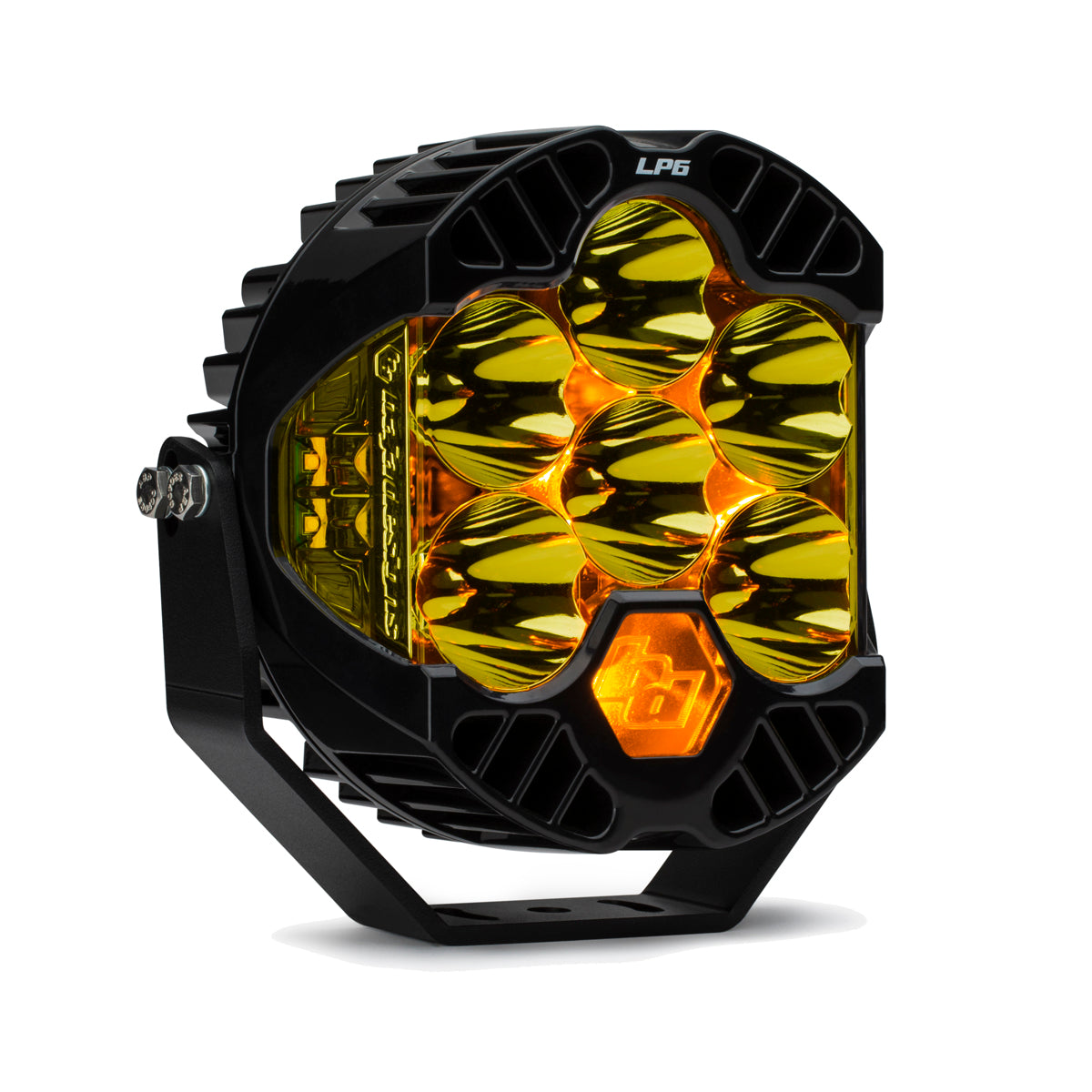 ~(5 lbs. 8X8X6)~ LP6 Pro LED Spot Amber Baja Designs
