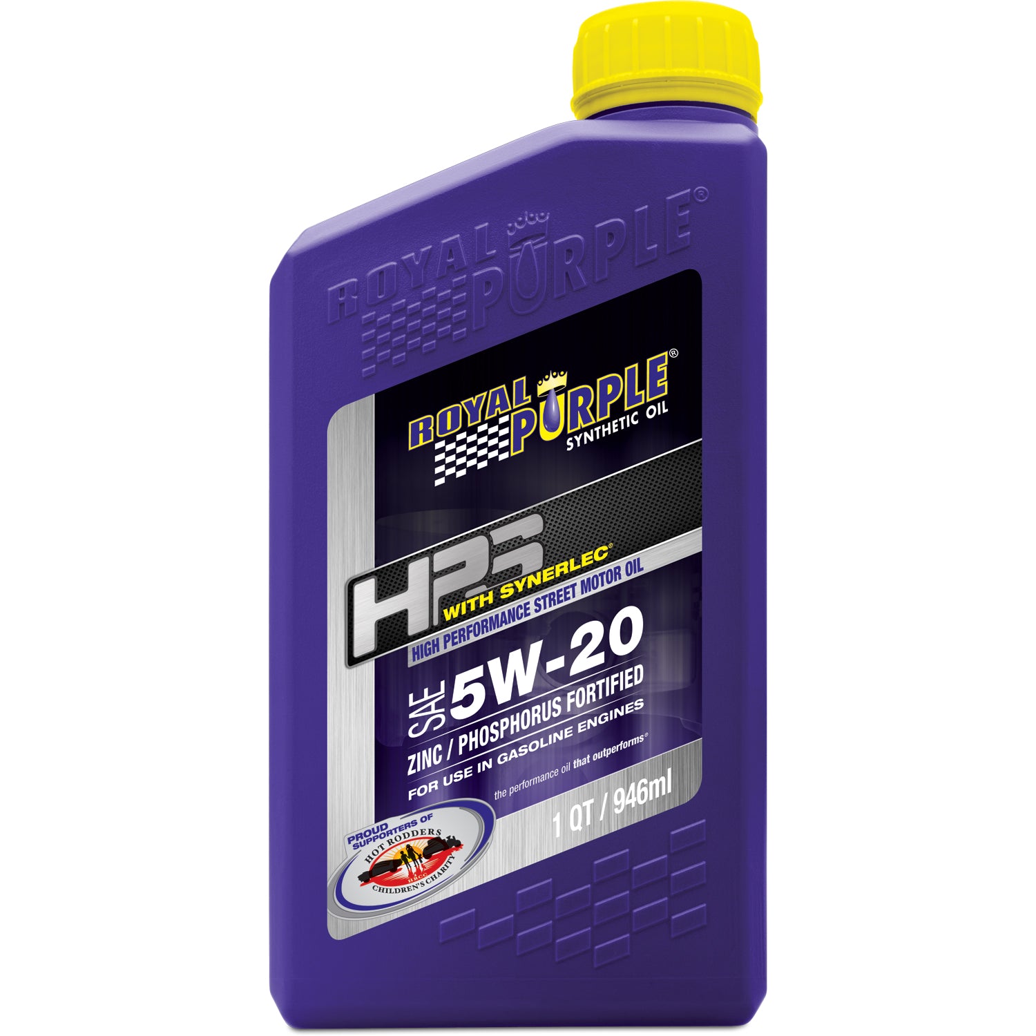 ~(2 lbs. 9X4X2)~ Royal Purple HPS 5W-20 High Performance Street Synthetic Motor Oil with Synerlec - 1 Quart Bottle
