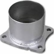 ***Discontinued***~(2 lbs. 6X5X5)~ 4 Inch ID To 5 Inch OD Aluminized Adapter