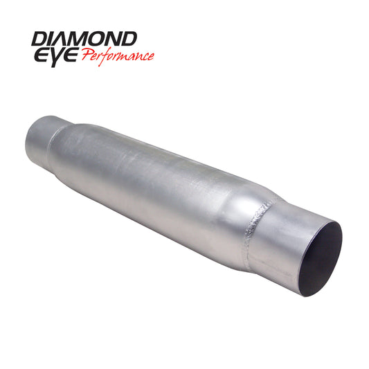 (14 lbs. 26X8X8)~ Exhaust Resonator PERFORMANCE DIESEL EXHAUST PART-4in. ALUMINIZED PERFORMANCE QUIET TONE RESONATOR