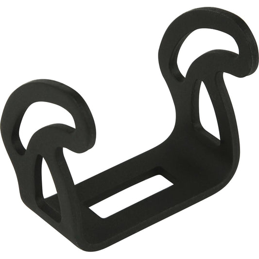 ~(0.2 lbs. 6X1X1)~ D-SERIES BRACKET WITH HARDWARE BLACK