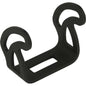 ~(0.2 lbs. 6X1X1)~ D-SERIES BRACKET WITH HARDWARE BLACK
