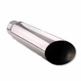 ~(8.4 lbs. 23X5X5)~ Exhaust Pipe PERFORMANCE DIESEL EXHAUST PART-5in. ALUMINIZED 24in. STRAIGHT BUMPED ON ONE END