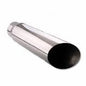 ~(8.4 lbs. 23X5X5)~ Exhaust Pipe PERFORMANCE DIESEL EXHAUST PART-5in. ALUMINIZED 24in. STRAIGHT BUMPED ON ONE END