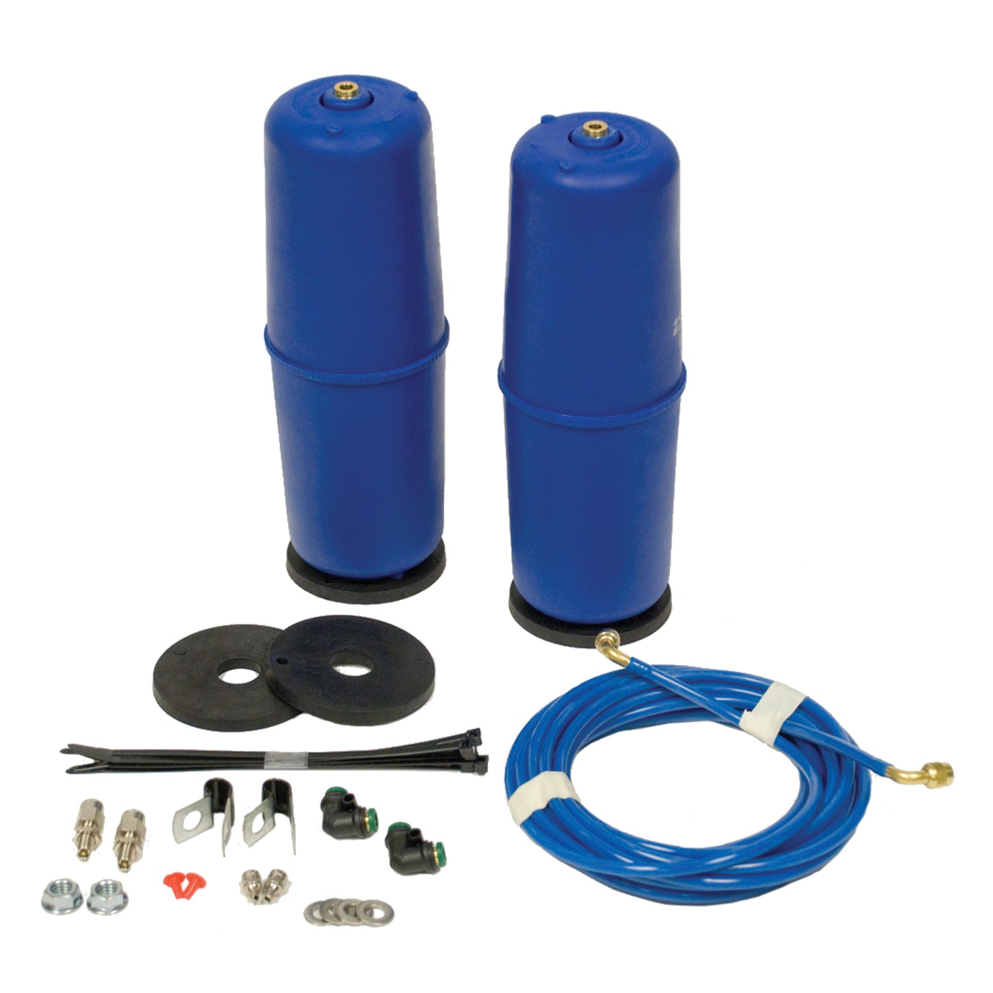 ~(3 lbs. 11X9X9)~ Coil-Rite Air Helper Spring Kit Rear Incl. Air Helper Springs Supports Hardware Air Line And Inflation Valves No Drilling Required OEM Number W237604164