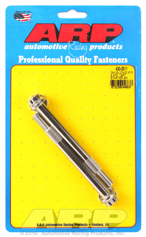 ~(0.5 lbs. 10X6X1)~ GM M10 X 4.470 in 12pt SS starter bolt kit