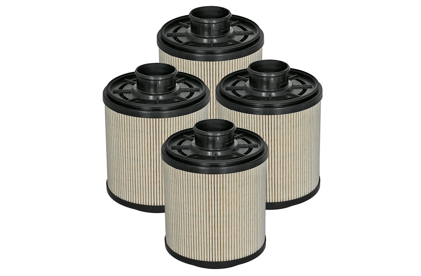 ~(3 lbs. 11X9X9)~ Pro GUARD D2 Fuel Filter (4 Pack) Ford Diesel Trucks 11-16 V8-6.7L (td)
