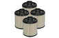 ~(3 lbs. 11X9X9)~ Pro GUARD D2 Fuel Filter (4 Pack) Ford Diesel Trucks 11-16 V8-6.7L (td)