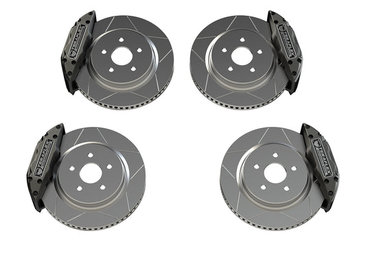 ~(188.7 lbs. 30X15X15)~ JL/JLU  JK/JKU: Delta Brake Kit  Front and Rear  5x5in Bolt Pattern
