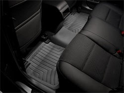~(11 lbs. 30X25X5)~ Black Rear FloorLiner Ford F150 Super Crew 2009 - 2014 Has labeled trims for bench seat and subwoofer