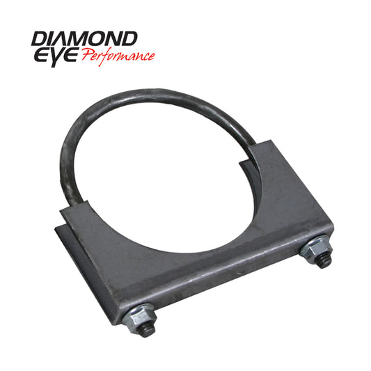 ~(2 lbs. 7X5X5)~ Exhaust Clamp PERFORMANCE DIESEL EXHAUST PART-4in. STANDARD STEEL U-BOLT SADDLE CLAMP