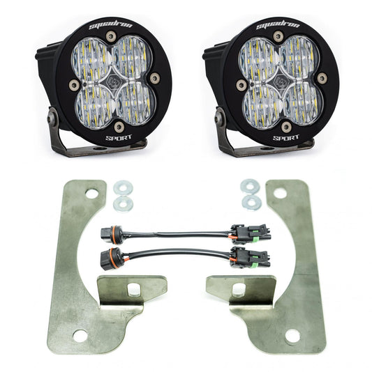 ~(7 lbs. 8X8X5)~ Jeep JL Fog Pocket Kit 2018 Wrangler JL Rubicon Squadron R Sport Baja Designs