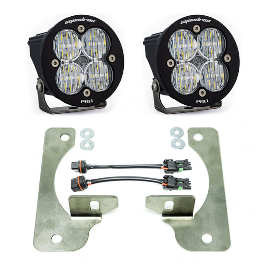 ~(7 lbs. 8X8X5)~ Jeep JL Fog Pocket Kit 2018 Wrangler JL Rubicon Squadron R Pro Baja Designs