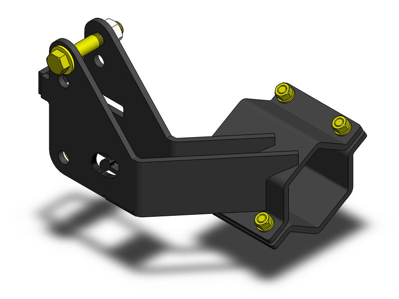 ~(10 lbs. 12X10X7)~ Jeep Wrangler Rear Track Bar Relocation Bracket 2007-2018 JK