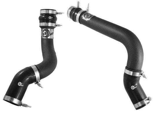 ~(8 lbs. 17X13X13)~ BladeRunner 3 IN Aluminum Hot and Cold Charge Pipe Kit Black Dodge RAM Diesel Trucks 13-18 L6-6.7L (td)