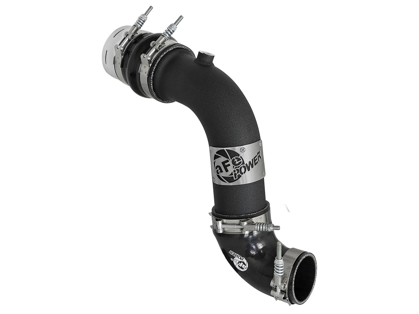~(7 lbs. 18X13X13)~ BladeRunner 3 IN Aluminum Cold Charge Pipe Black Ford Diesel Trucks 17-19 V8-6.7L (td)