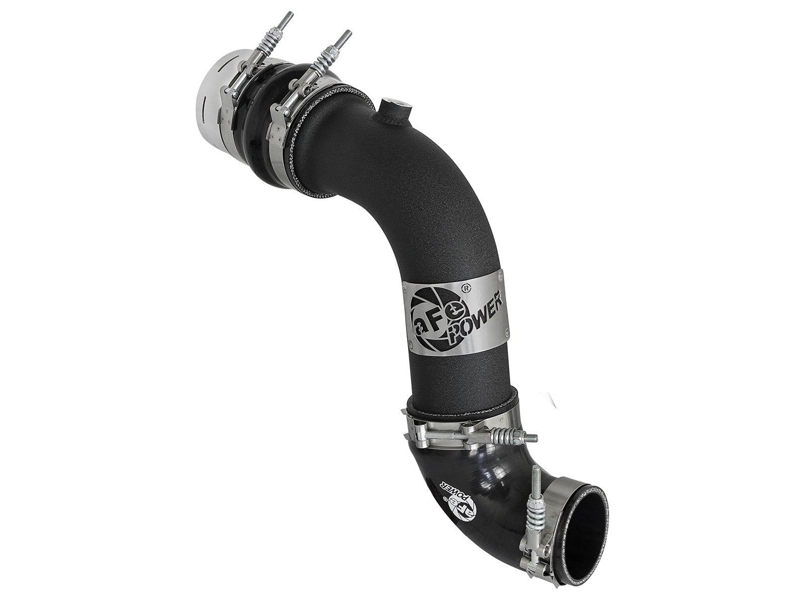 ~(7 lbs. 18X13X13)~ BladeRunner 3 IN Aluminum Cold Charge Pipe Black Ford Diesel Trucks 17-19 V8-6.7L (td)