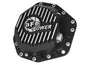 ~(15 lbs. 15X15X5)~ Pro Series Rear Differential Cover Black w/ Machined Fins Ford Diesel Trucks 17-19 V8-6.7L (td)