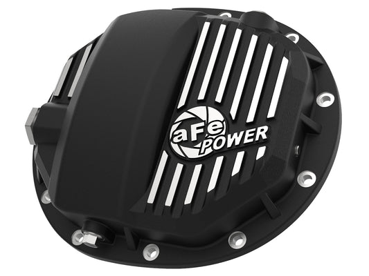 ~(9 lbs. 15X14X6)~ Pro Series AAM 9.5/9.76 Rear Differential Cover Black w/ Machined Fins GM Silverado/Sierra 1500 14-19 L4-2.7L/V6-4.3L/V8-5.3L/6.2L
