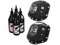 ~(7 lbs. 17X13X5)~ Pro Series Dana 30 and Dana 44 Differential Covers Black w/ Gear Oil Jeep Wrangler (TJ/JK) 97-18