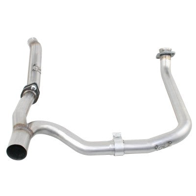 ~(15 lbs. 29X17X7)~ Twisted Steel 2 IN-2-1/2 IN Aluminized Steel Loop-Delete Downpipe and Y-Pipe Jeep Wrangler (JK) 12-18 V6-3.6L