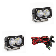 ~(5 lbs. 12X12X10)~ LED Light Pods Wide Cornering Pattern Pair S2 Pro Series Baja Designs