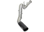~(67 lbs. 49X23X13)~ ATLAS 5 IN Aluminized Steel DPF-Back Exhaust System w/Black Tip Ford Diesel Trucks 17-20 V8-6.7L (td)
