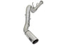 ~(67 lbs. 49X23X13)~ ATLAS 5 IN Aluminized Steel DPF-Back Exhaust System w/Polished Tip Ford Diesel Trucks 17-19 V8-6.7L (td)