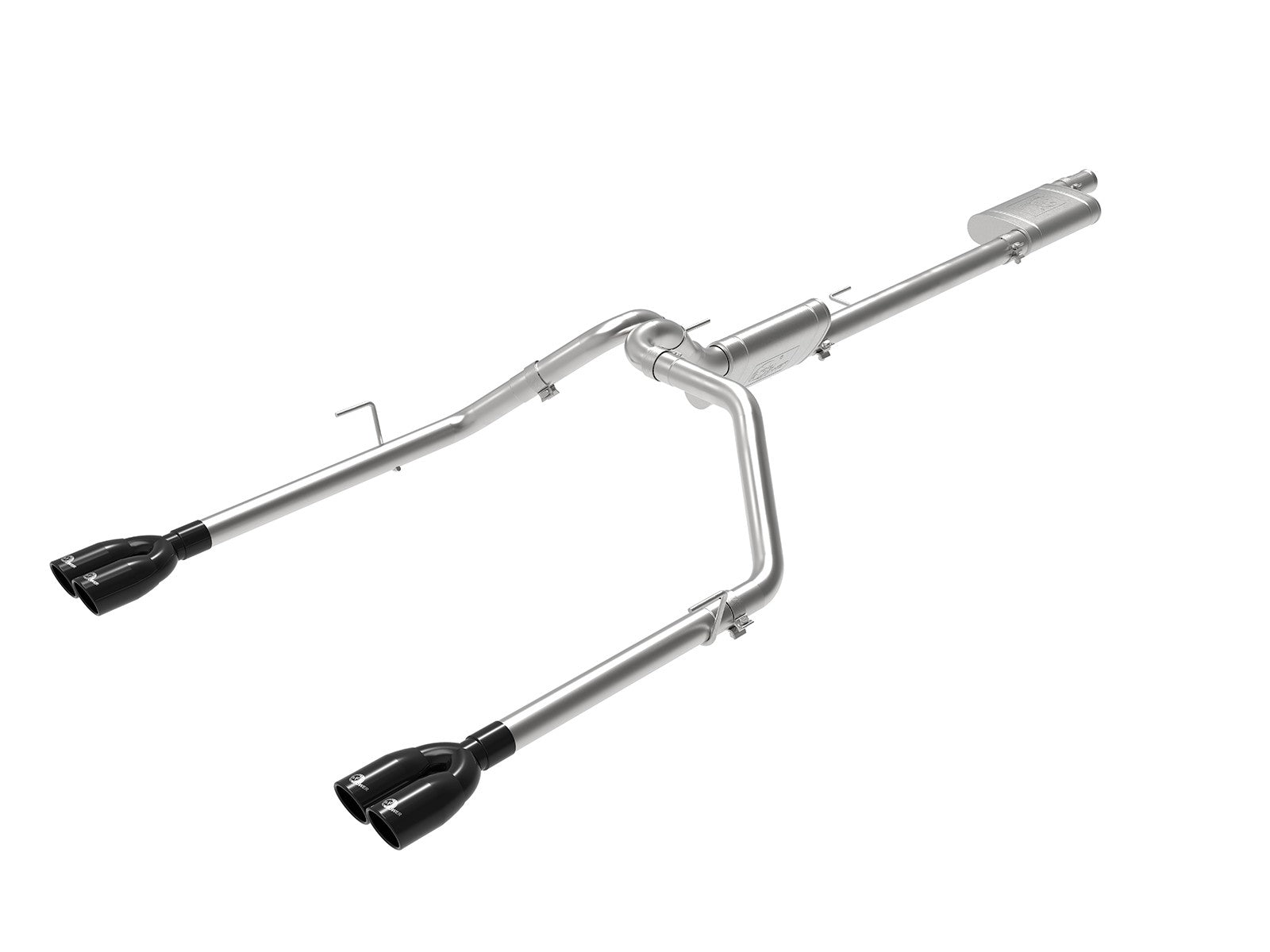 ~(55 lbs. 47X24X12)~ Vulcan Series 3 IN 304 Stainless Steel Cat-Back Exhaust System Black Jeep Gladiator (JT) 2020 V6-3.6L