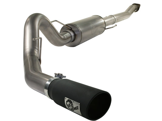 ~(45 lbs. 48X23X13)~ MACH Force-Xp 4 IN Stainless Steel Cat-Back Exhaust System w/Black Tip Ford F-150 11-14 V6-3.5L (tt)