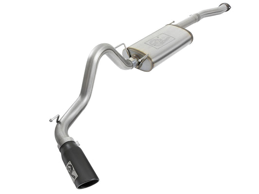 ~(53 lbs. 49X23X13)~ MACH Force-Xp 3 IN 409 Stainless Steel Cat-Back Exhaust System w Black Tip Toyota Tacoma 16-20 V6-3.5L