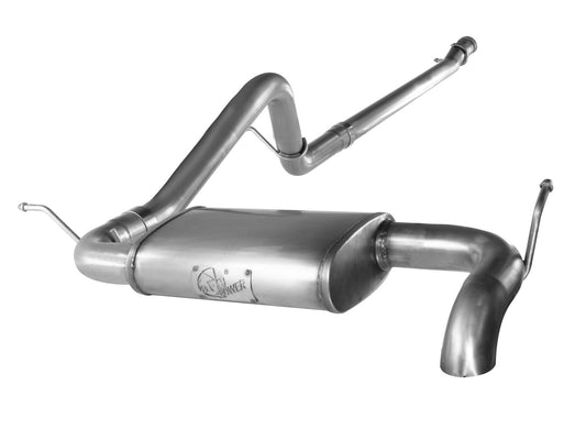 ~(43 lbs. 49X23X13)~ MACH Force-Xp 2-1/2 IN 409 Stainless Steel Cat-Back Hi-Tuck Exhaust System Jeep Wrangler (JK) 12-18 V6-3.6L