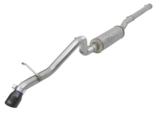 ~(36 lbs. 49X23X13)~ MACH Force-Xp 2-1/2 IN 409 Stainless Steel Cat-Back Hi-Tuck Exhaust w/ Black Tip Jeep Wrangler (JK) 07-18 V6-3.6L/3.8L