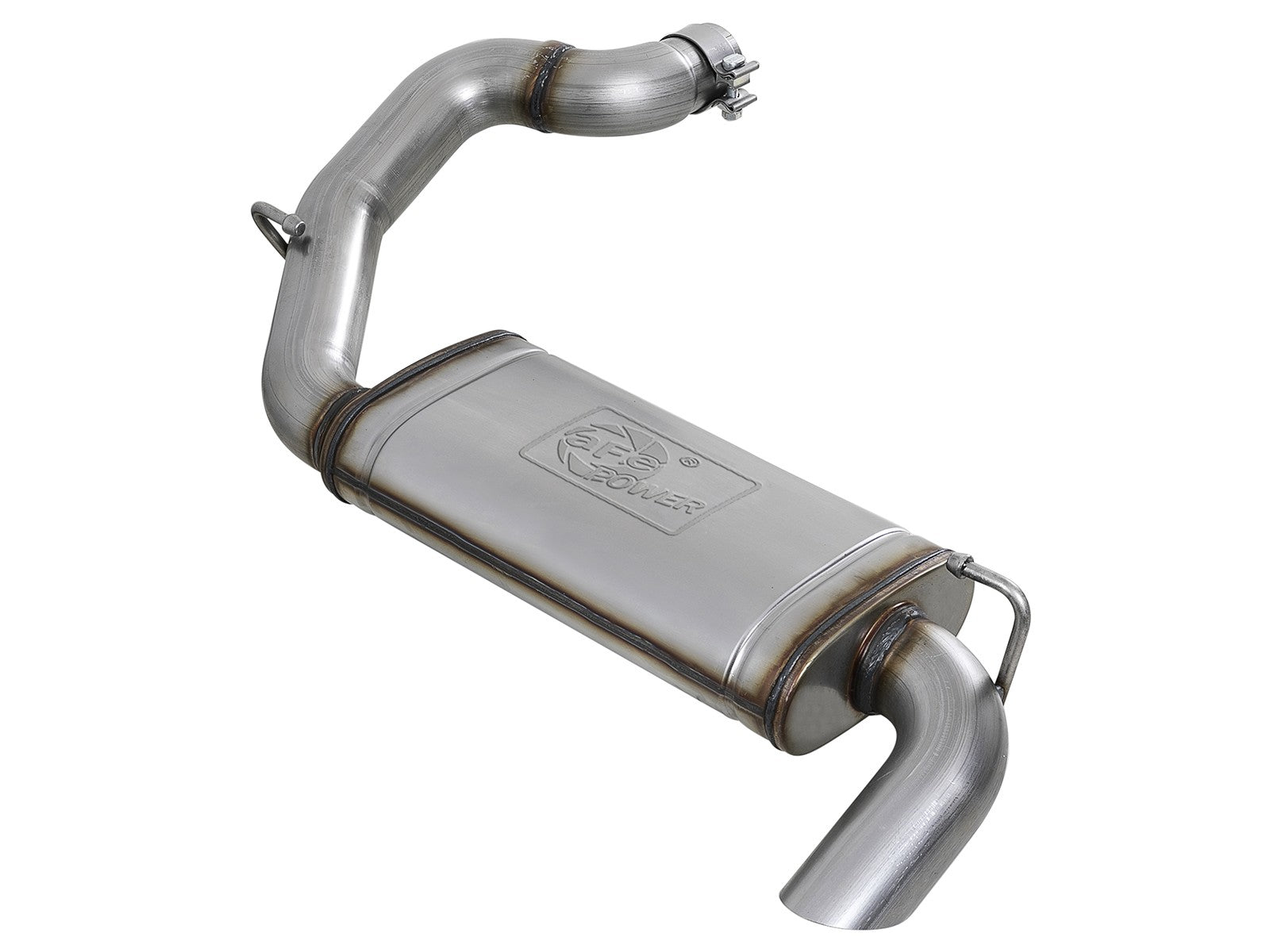 ~(97 lbs. 47X24X12)~ MACH Force-Xp 3 IN 409 Stainless Steel Axle-Back Hi-Tuck Exhaust System Jeep Wrangler (JL) 18-20 L4-2.0L (t) / V6-3.6L