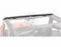 ~(6 lbs. 56X4X4)~ Windshield Channel Header style 1-pc Black Jeep 97-06 Wrangler; No-drill 1-piece design