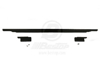 ~(3.8 lbs. 50X4X3)~ Tailgate Bar; replacement Black Jeep 07-17 Wrangler 2-Dr/4-Dr; Includes tailgate bar 2 retainer brackets