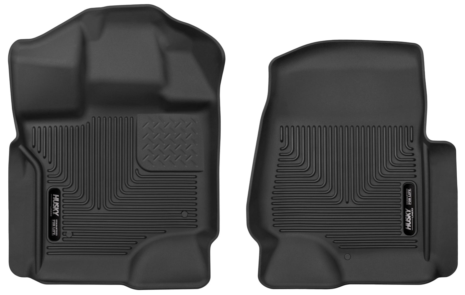 ~(9.8 lbs. 33X24X3)~ X-act Contour SeriesFront Floor LinersTPE - Thermoplastic ElastomerBlack