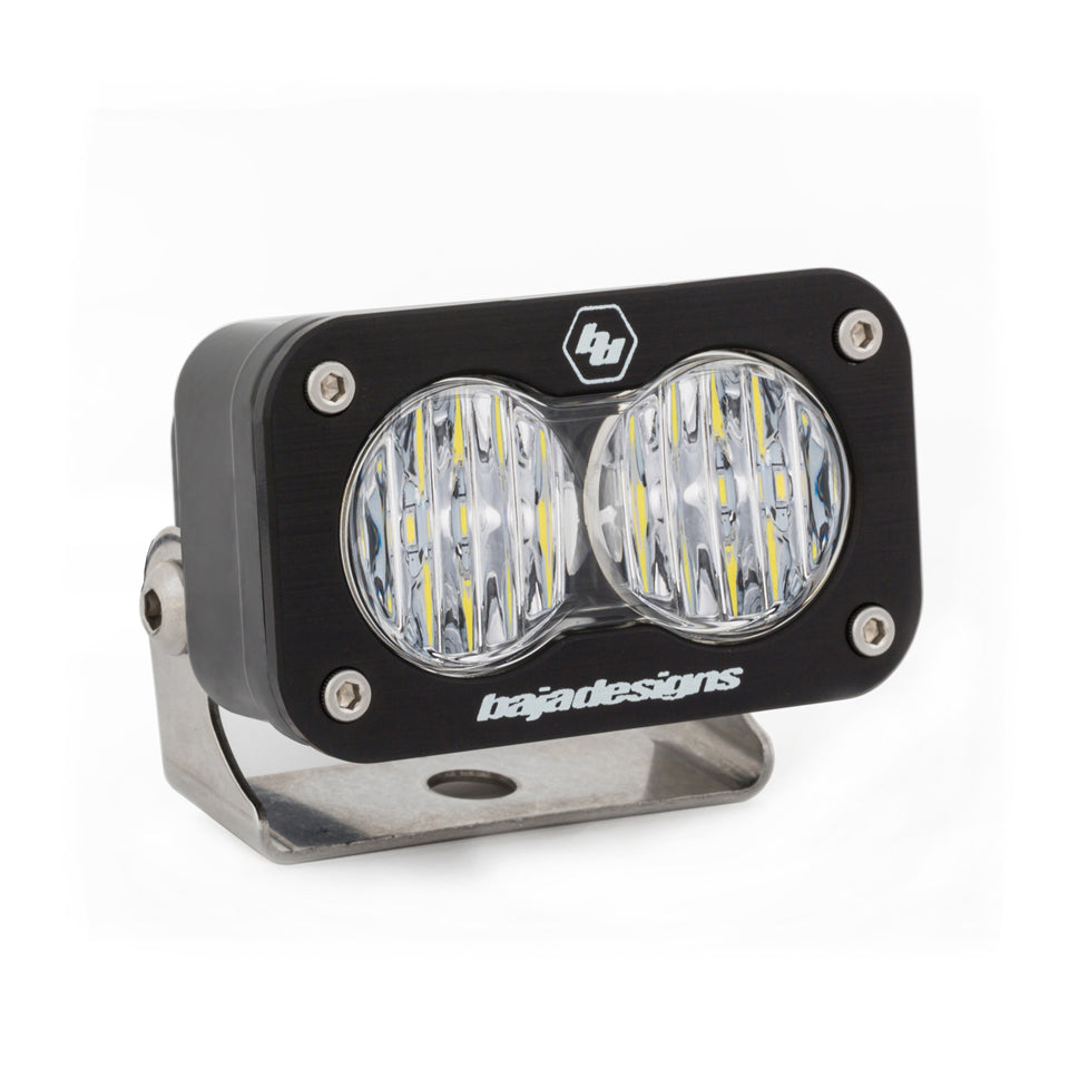 ~(2 lbs. 6X6X6)~ LED Work Light Clear Lens Wide Cornering Pattern Each S2 Sport Baja Designs